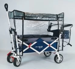 Active Outdoor Wagon Regenhoes Bolderkar -Speelgoedwinkel Voor Kinderen regenhoes active outdoor wagon bolderwagen zijkant open