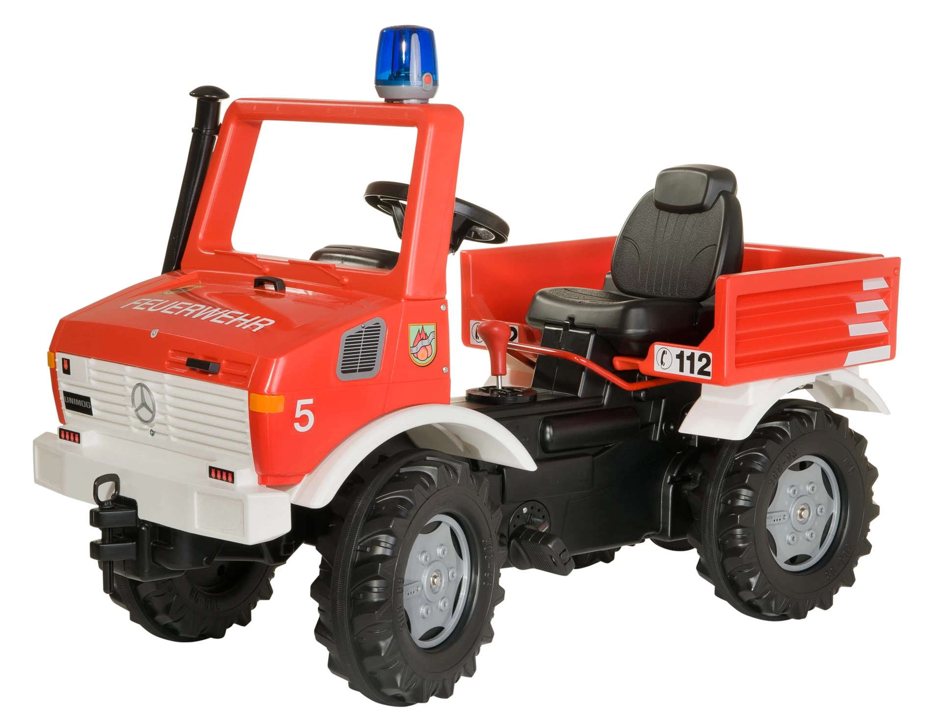 Rolly Unimog Brandweer – Trapauto 4 Rolly Unimog Brandweer – Trapauto - Afbeelding 2