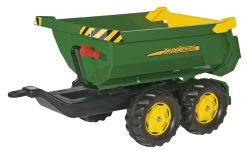 RollyToys Halfpipe Trailer JohnDeere Aanhanger Aanhangwagen