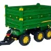 RollyToys Multi Trailer 3-assig John Deere Aanhangwagen