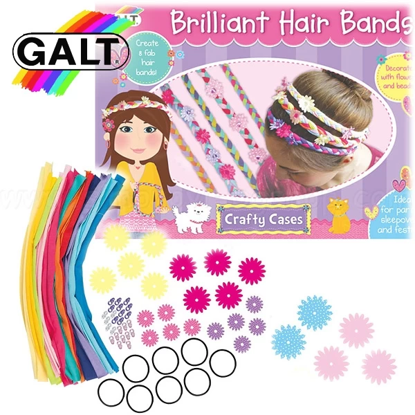 Haarbandjes Vlechten Brilliant Hair Bands Knutselpakket 7 Haarbandjes Vlechten Brilliant Hair Bands Knutselpakket - Afbeelding 5