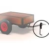 BERG Steunpoot XL Voor Trailer -Speelgoedwinkel Voor Kinderen shop1839600.pictures.berg kipcar steunpoot