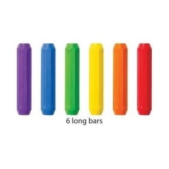 SmartMax SMX104 Uitbreidingsset 6x Long Bars Lange Staven -Speelgoedwinkel Voor Kinderen smartmax lange manetische staven smx104 2