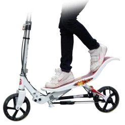 Space Scooter White Spacescooter Wit -Speelgoedwinkel Voor Kinderen spacescooter step autoped white 3