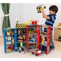 Houten Speelgoedset Voor Grote Kleine Helden -Speelgoedwinkel Voor Kinderen speelset voor grote kleine helden kidkraft 63239 1 1