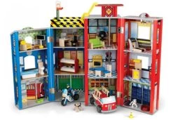 Houten Speelgoedset Voor Grote Kleine Helden -Speelgoedwinkel Voor Kinderen speelset voor grote kleine helden kidkraft 63239 1