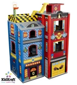 Houten Speelgoedset Voor Grote Kleine Helden -Speelgoedwinkel Voor Kinderen speelset voor grote kleine helden kidkraft 63239 2