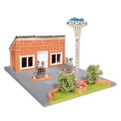 Bouwdoos Teifoc T2200 – Tankstation -Speelgoedwinkel Voor Kinderen teifoc t2200 tankstation 2 1