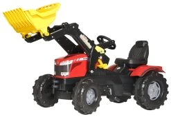 RollyToys Farmtrac Massey-Ferguson Voorlader Traptractor 5 RollyToys Farmtrac Massey-Ferguson Voorlader Traptractor -Speelgoedwinkel Voor Kinderen traptractor rollyfarmtrac massey ferguson met rollytraclader rollytoys a061133 1