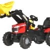 RollyToys Farmtrac Massey-Ferguson Voorlader Traptractor 2 RollyToys Farmtrac Massey-Ferguson Voorlader Traptractor -Speelgoedwinkel Voor Kinderen traptractor rollyfarmtrac massey ferguson met rollytraclader rollytoys a061133