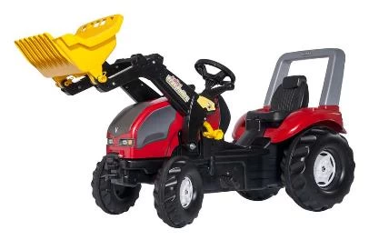 RollyToys X-Trac Valtra Met Voorlader Traptractor 3 RollyToys X-Trac Valtra Met Voorlader Traptractor