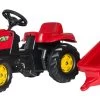 RollyKid X + Aanhanger Rood – Traptractor -Speelgoedwinkel Voor Kinderen traptractor rolykid x rood rollytoys a012121 scaled 1