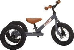 Trybike Steel Steelgrey 2in1 Loopfiets -Speelgoedwinkel Voor Kinderen trybike loopfiets 2 in 1 staal grijs 1 1