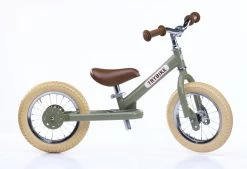 Trybike Steel Green 2in1 Loopfiets Vintage Groen -Speelgoedwinkel Voor Kinderen trybike vintage green 3 scaled 1