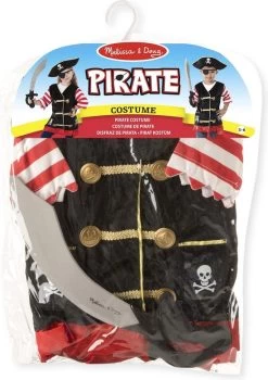 Melissa & Doug Verkleedkleren Piraat Melissa&Doug Verkleedset -Speelgoedwinkel Voor Kinderen verkleedkleren piraat melissadoug 4